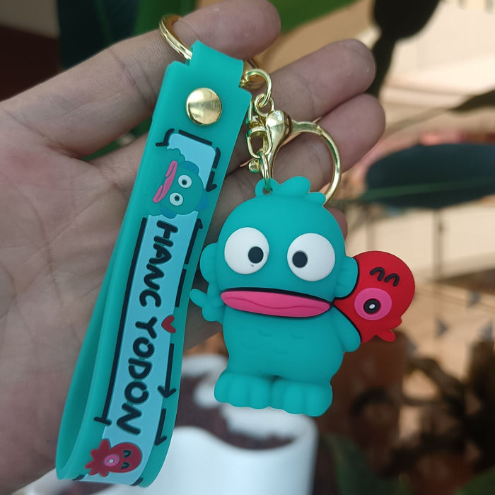 Wholesale Cartoon Silicone Anime Keychain JDC-KC-YiChang032