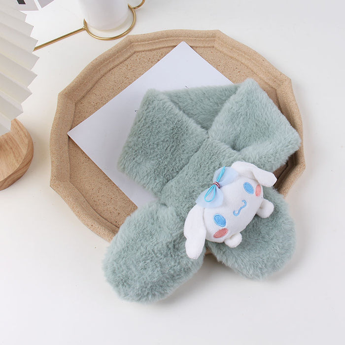 Wholesale Autumn/winter Thickened Baby Scarf Cute Cartoon Pet Design Warm Stylish For Boys Girls