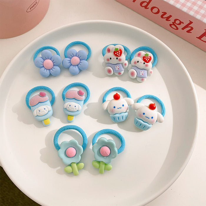 Wholesale Children's Cartoon Resin Hair Rope JDC-HS-Hengy001