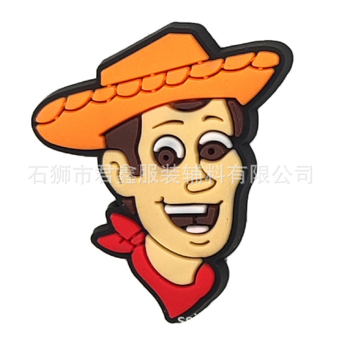 Wholesale 50pcs Cartoon Hole Shoes Accessories  Shoes Charms