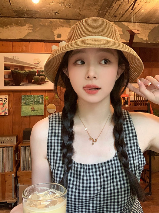 Wholesale Handmade Straw Hat for Women Fisherman Hat