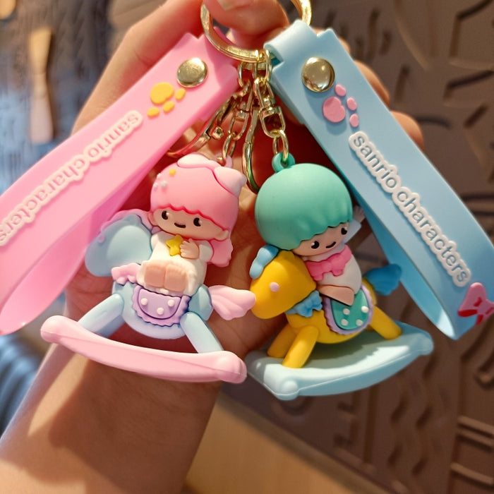 Wholesale Cartoon Doll Silicone Keychain JDC-KC-MingT075