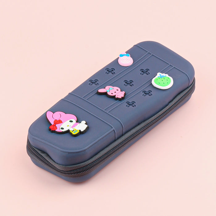 Wholesale Cute Cartoon Silicone Pencil Case DIY Creative Students Stationery Organizer Bag MOQ≥10