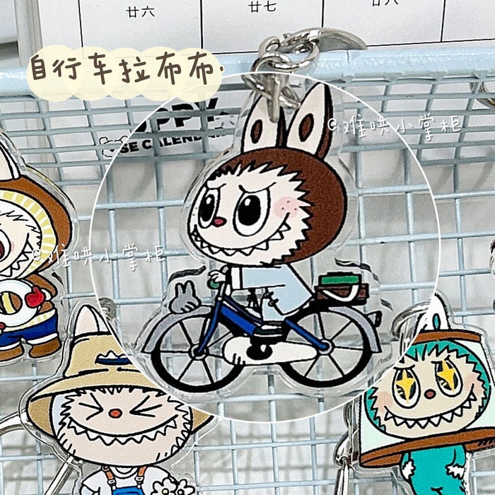 Wholesale Sheep Acrylic Keychain Cute Cartoon KeyChain Personalized Pendant Gift