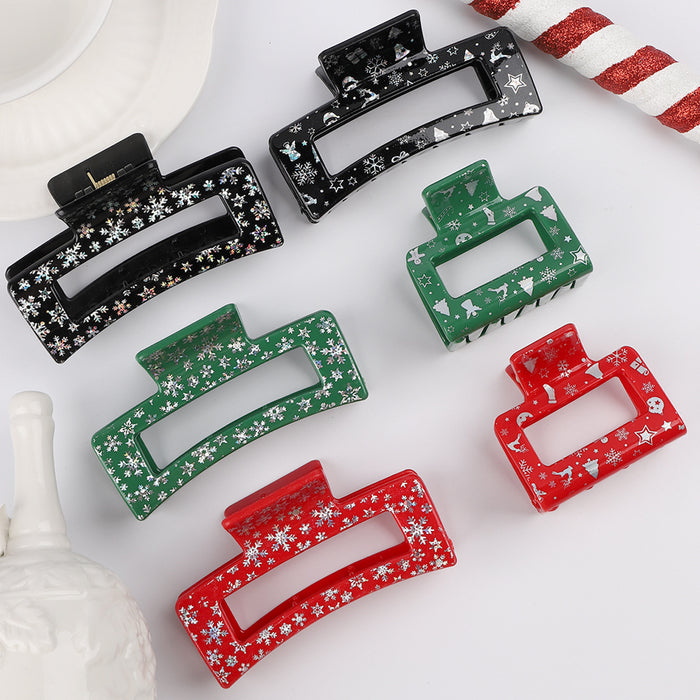 Wholesale Christmas Plastic Hair Clips JDC-HC-Fengp004