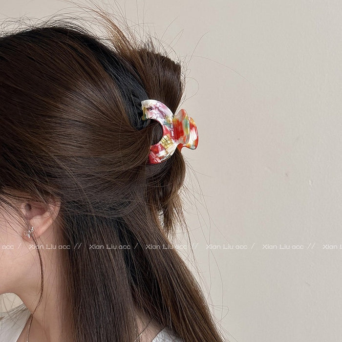 Wholesale Temperament grabbing clip for women, shark clip at the back of the head, new high-end high ponytail hair accessory