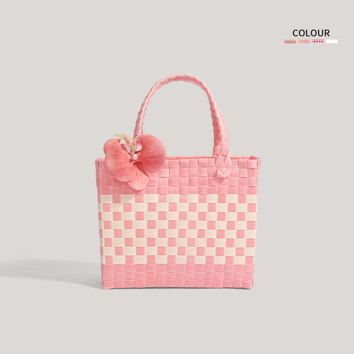 Wholesale Woven Tote Bag Women' s Travel Vacation Large Capacity High-end Handbag Accompanying Gift