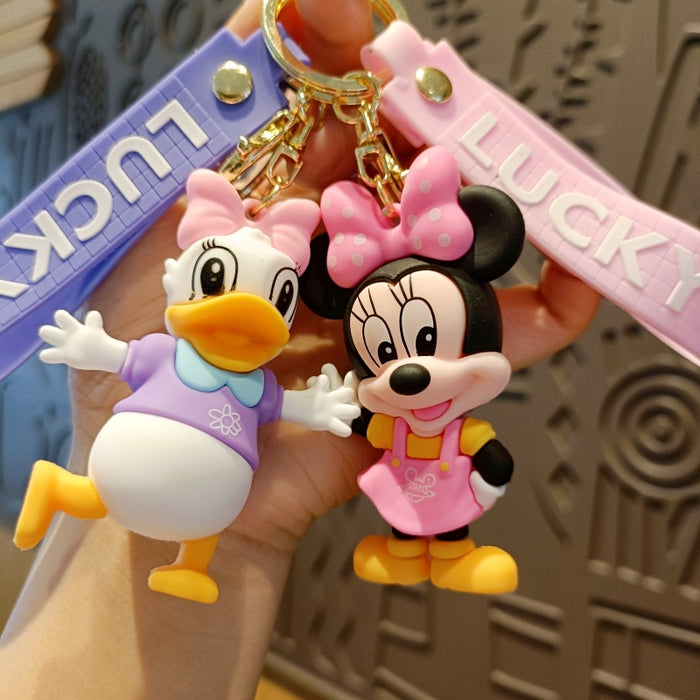 Wholesale Silicone Cartoon Doll Keychain JDC-KC-MingT227