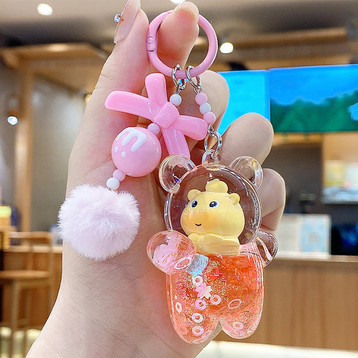 Wholesale Capybara Lulu Charm Keychain Decorative Bag Charm Boutique Gift