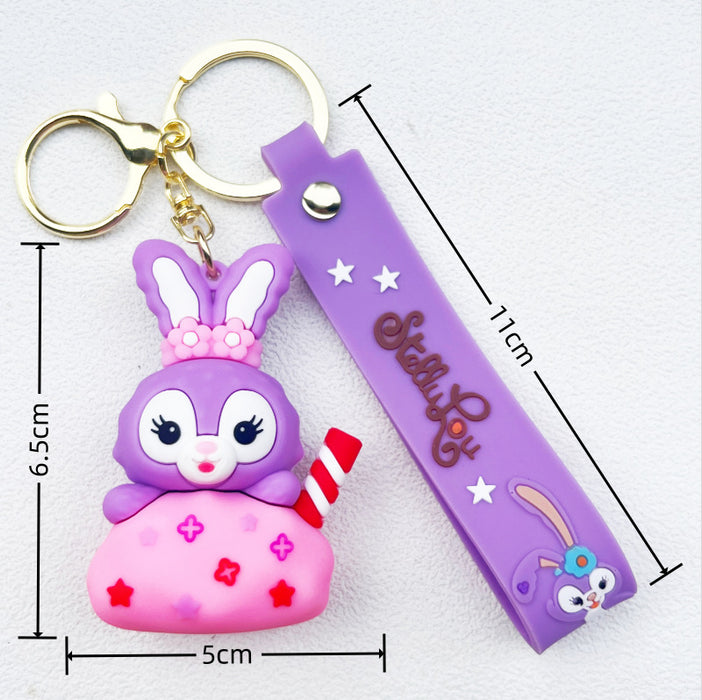 Wholesale PVC cartoon doll keychain JDC-KC-WuYi283