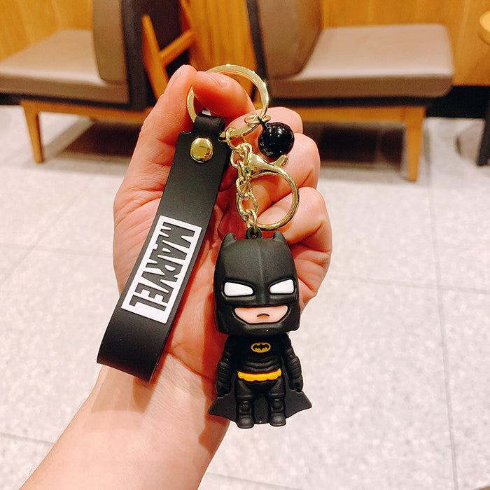 Wholesale Cartoon Silicone Doll Keychain JDC-KC-KuangK039