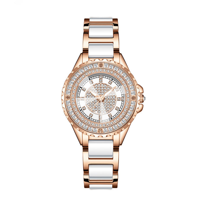 Wholesale Alloy Diamond Inlaid Quartz Women's Watch JDC-WH-XCD003