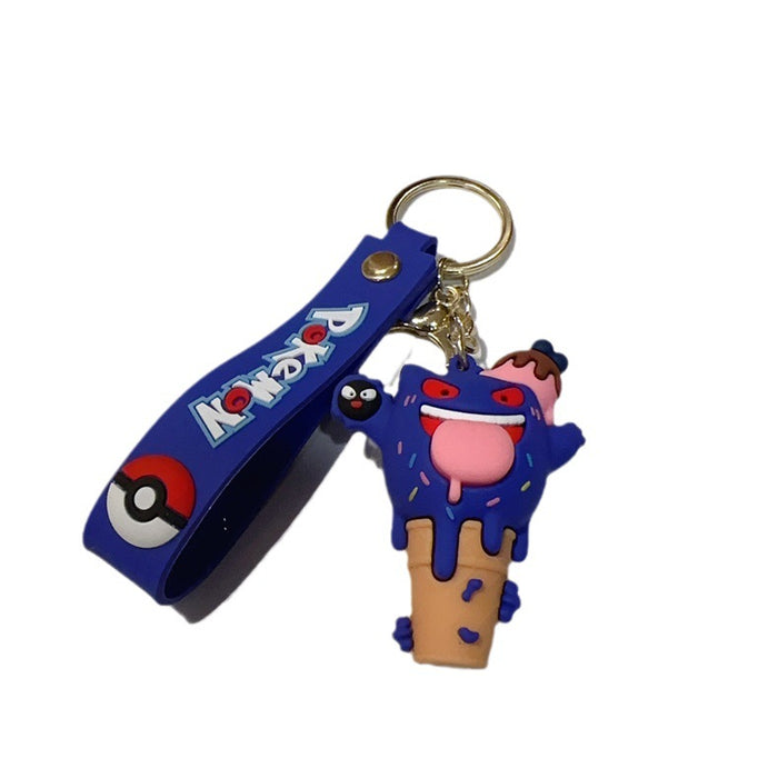 Wholesale Keychain Cartoon PVC Doll Car Parts Keychain Pendant