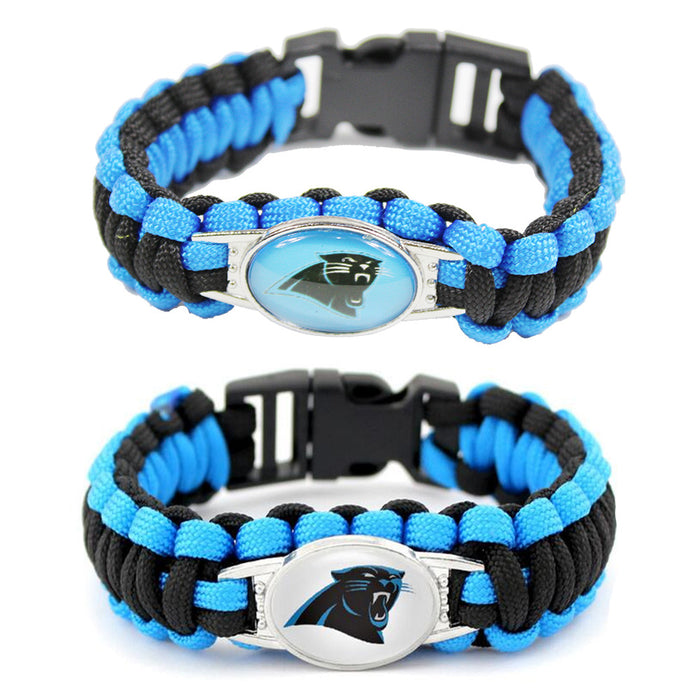 Wholesale rugby team rope woven bracelet