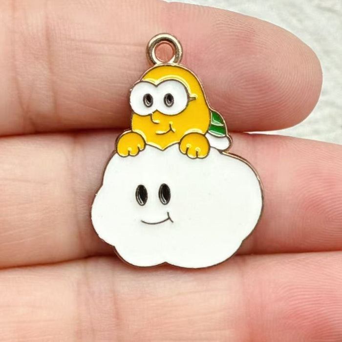 Wholesale 10pcs DIY Alloy Oil Drip Packaging Jewelry Bracelets,  Earrings,  Necklaces,  Hair Accessories,  and Pendants