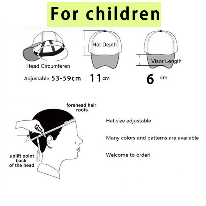 Wholesale Cartoon print baseball cap mesh breathable dome hat hip-hop sports cap