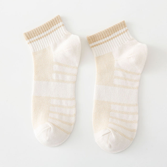 Wholesale New Socks Short Socks Thin Ship Socks Mesh Breathable Cotton Socks Sports Socks Short Tube Socks