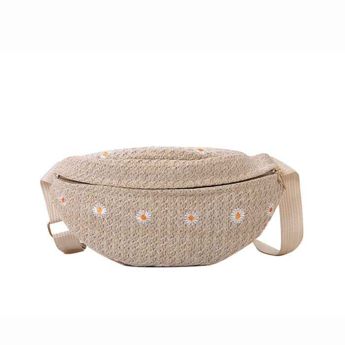 Wholesale Versatile Western style small bag, fashionable crossbody chest bag, popular waist bag