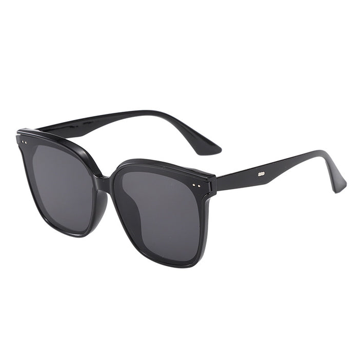 Wholesale Casual style retro versatile square frame full frame sunglasses for daily commuting
