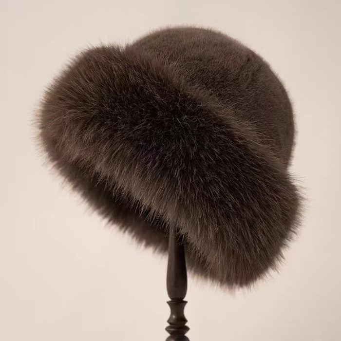 Wholesale Mongolian Hat Autumn and Winter Thick Plush Imitation Mink JDC-FH-JW008