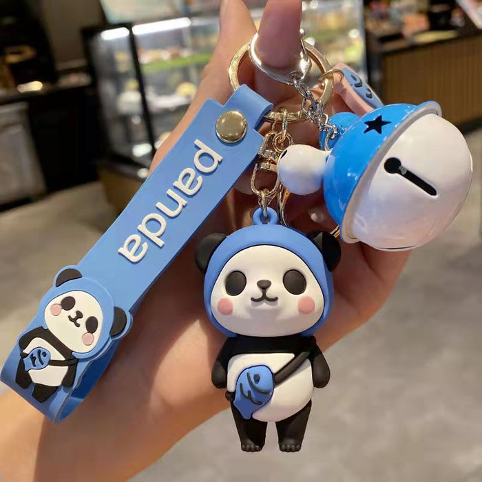 Wholesale Fruit Panda Keychain Pendant Creative Cartoon JDC-KC-ZT002