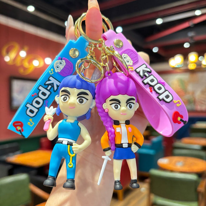 Wholesale KPOP Cartoon Keychain Bag Charm