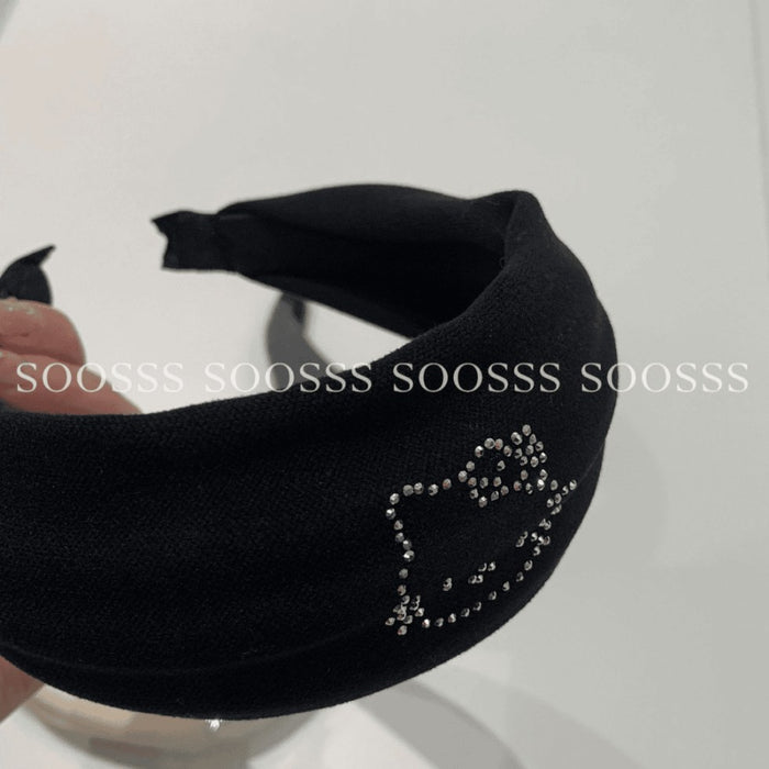 Wholesale Cute rhinestone cartoon pattern wide headband