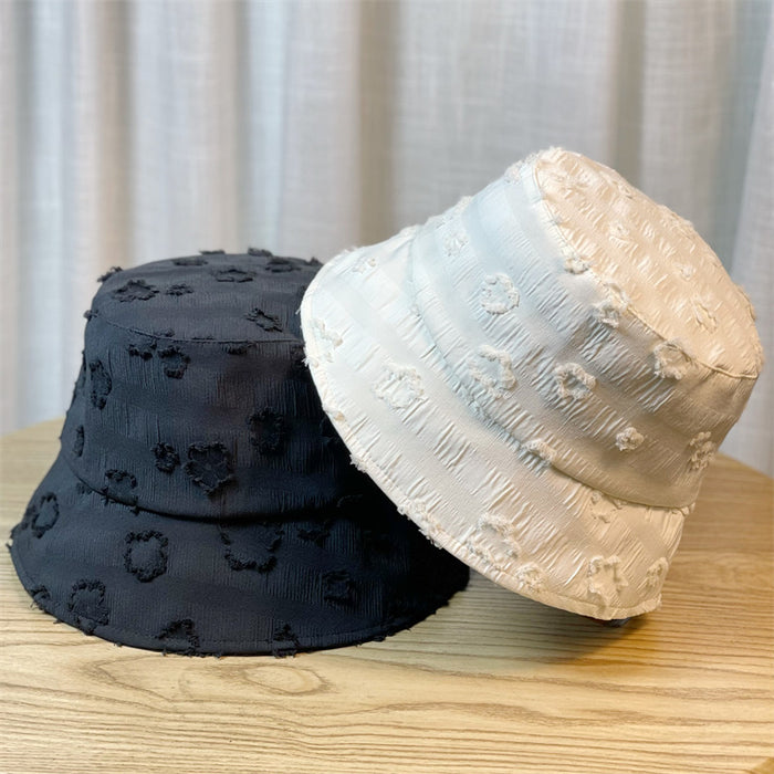 Wholesale wide brim fisherman hat women's  basin hat sun protection sun protection hat fashion