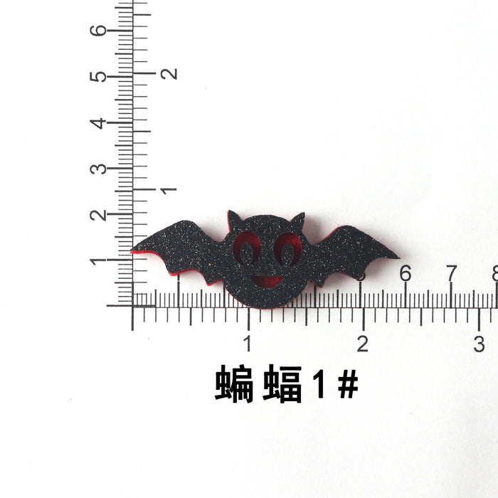 Wholesale  Pumpkin Ghost Felt DIY Hair Clip Craft Kit Decorative Accessory For Kids Boutique Resale Gift
