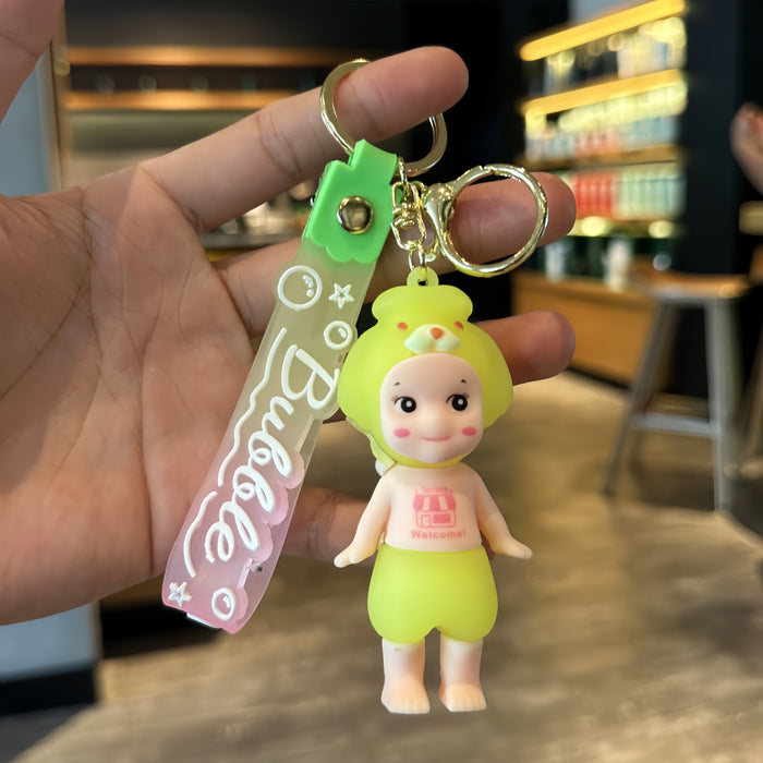 Wholesale Cartoon Angel Doll Candy House Series Keychain