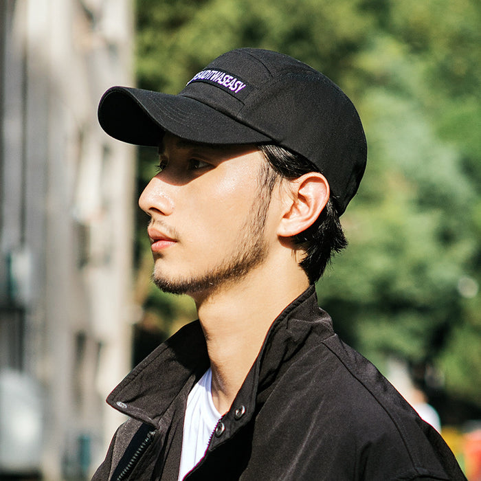 Wholesale Big head hat, black baseball cap, casual and versatile, plus size duckbill cap for men