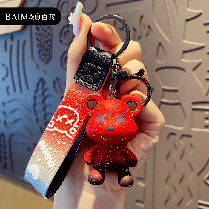 Wholesale Creative cartoon keychain resin figurine keychain backpack pendant