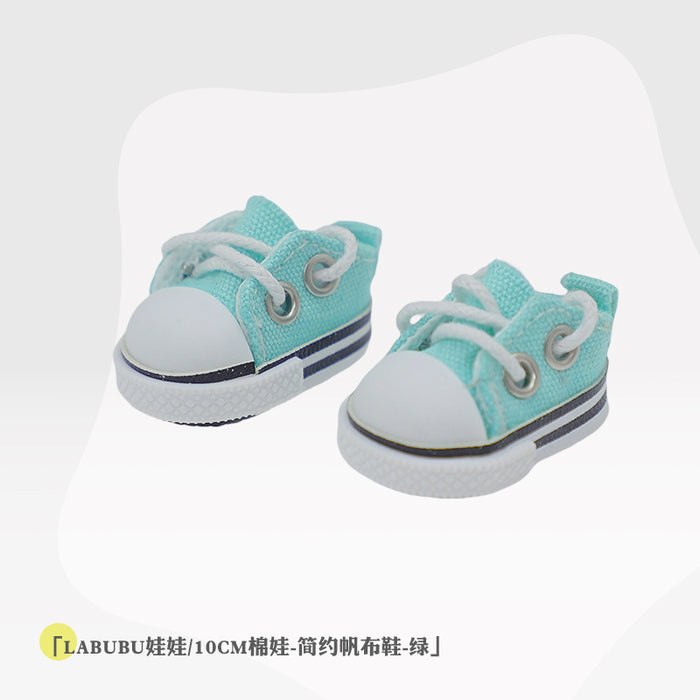 Wholesale 20cm Cotton Doll Shoes Simple Sports Canvas Shoes Doll Doll Shoes  Accessories Cotton Doll Shoes
