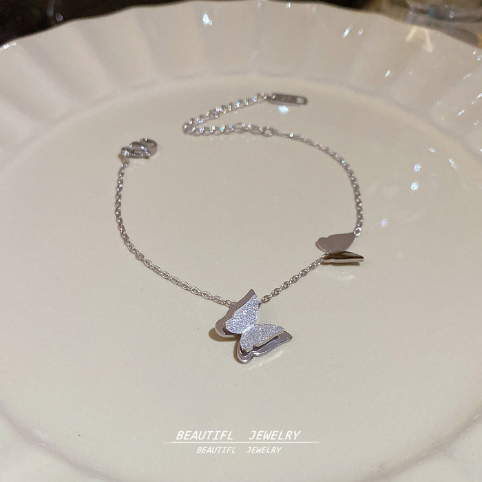Wholesale Butterfly Titanium Steel Bracelet