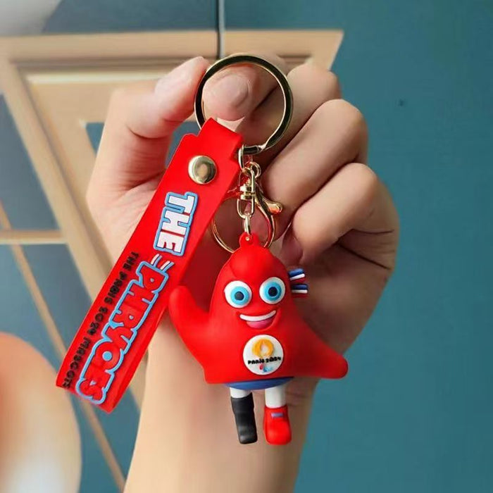 Wholesale PVC Mascot Keychain JDC-KC-Shanm006