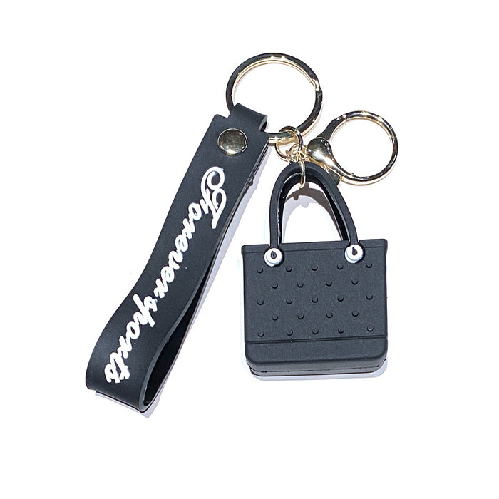 Wholesale Soft Rubber Bag Keychain JDC-KC-Gongz058