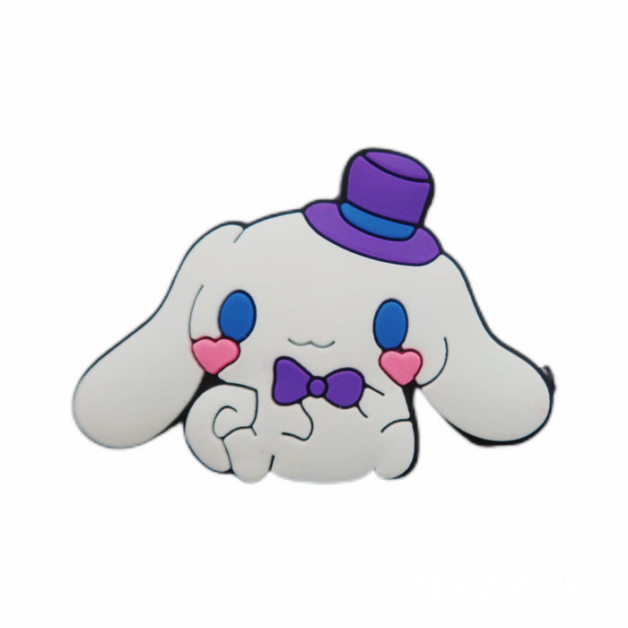 Wholesale 100 Pcs Shoe Flower Shoe Buckle Hole Shoe Accessories PVC Soft Glue Jewelry