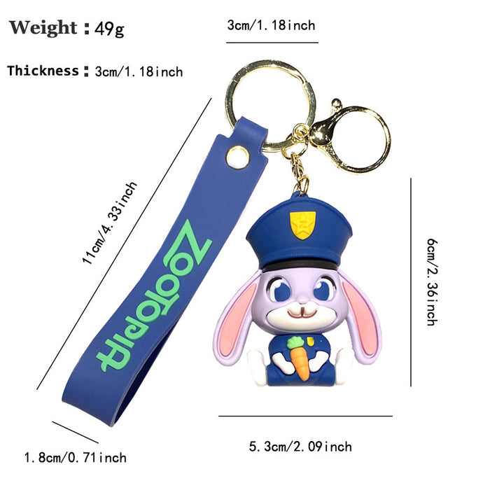 Wholesale Creative keychain, cute car keychain, men's and women's bag, couple's small pendant