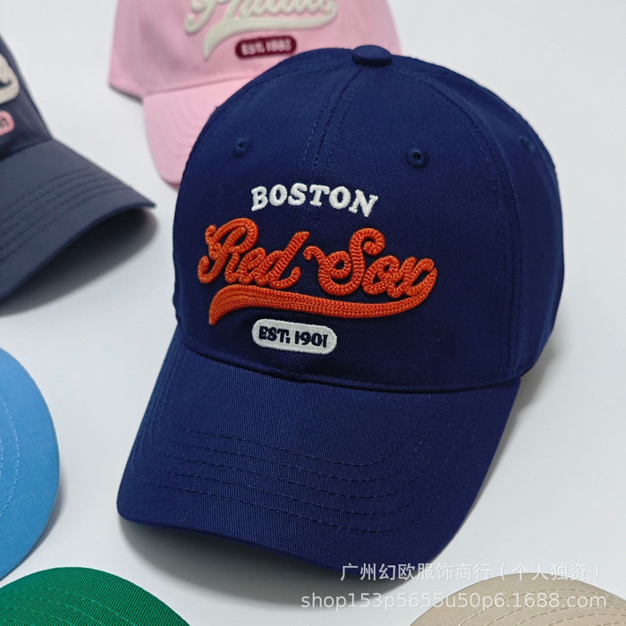 Wholesale Embroidered baseball sunshade hat with letters