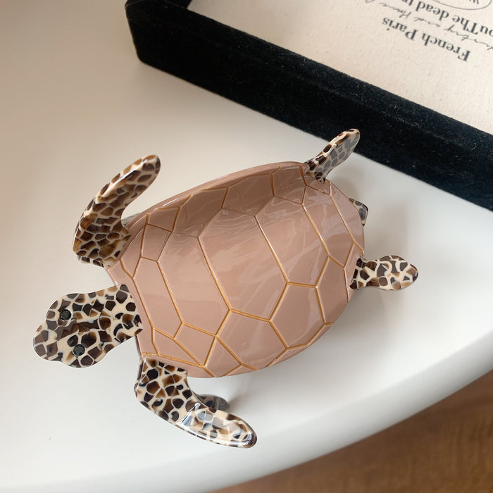 Wholesale Ocean Series Turtle Acetic Acid Grab Hair Clip Tail Clip Niche High-end Touched Hair Accessories Hairpin Shark Clip Women