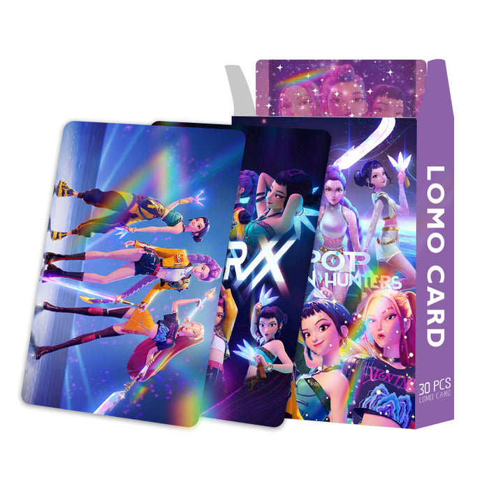 Wholesale 60pcs Laser Flash Cards, Kpop Double-Sided Anime Periphery,  Photo Cards,  Collectible Cards