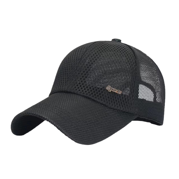 Wholesale Mesh breathable baseball cap, sunshade and sun protection hat, versatile for outdoor leisure