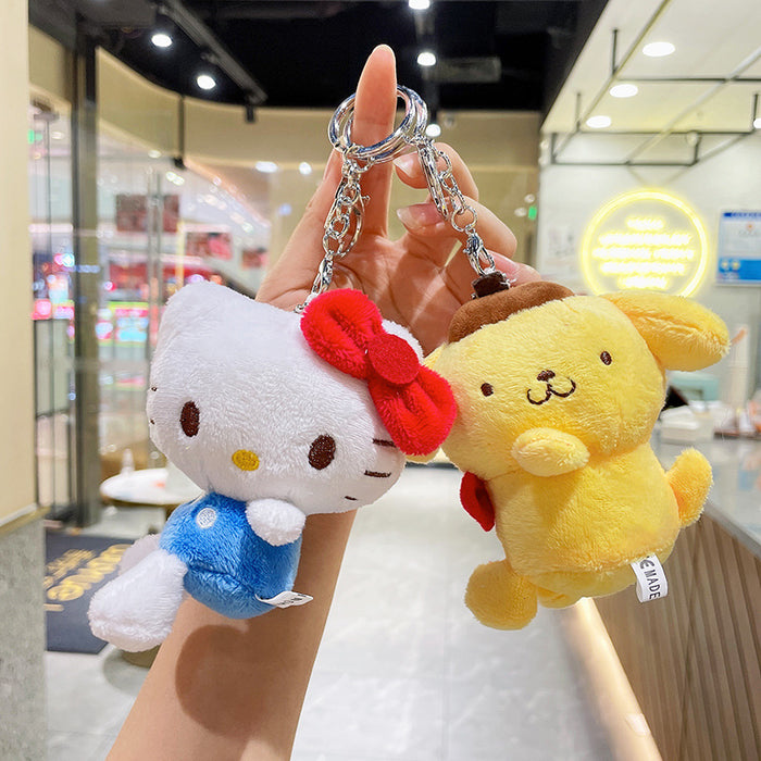 Wholesale Cute doll plush pendant dollkeychain plush toy
