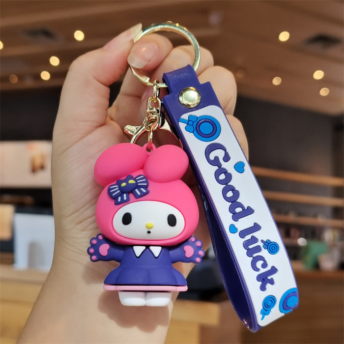 Wholesale Cartoon Silicone Doll Keychain JDC-KC-ZhuoRan032