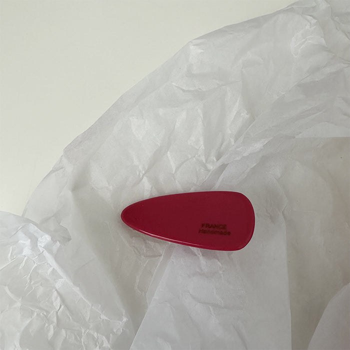 Wholesale Elliptical hair clip with side bangs, simple and elegant headband clip