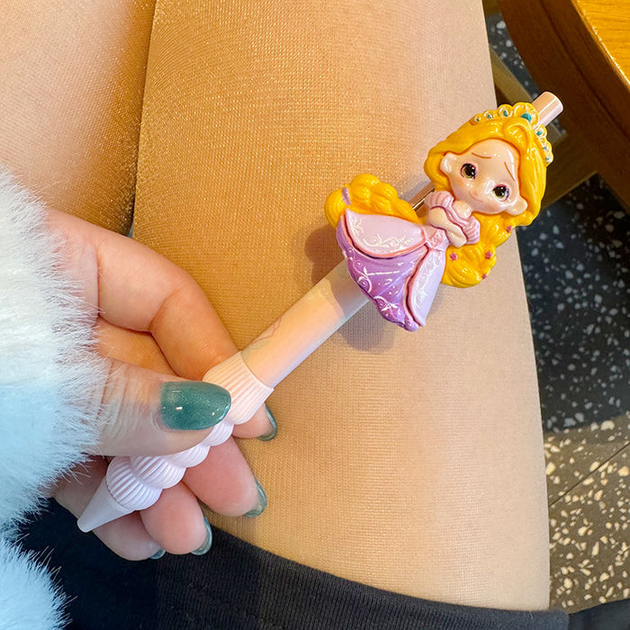 Wholesale Press the pen primary school students ballpoint pen little princess gel pen