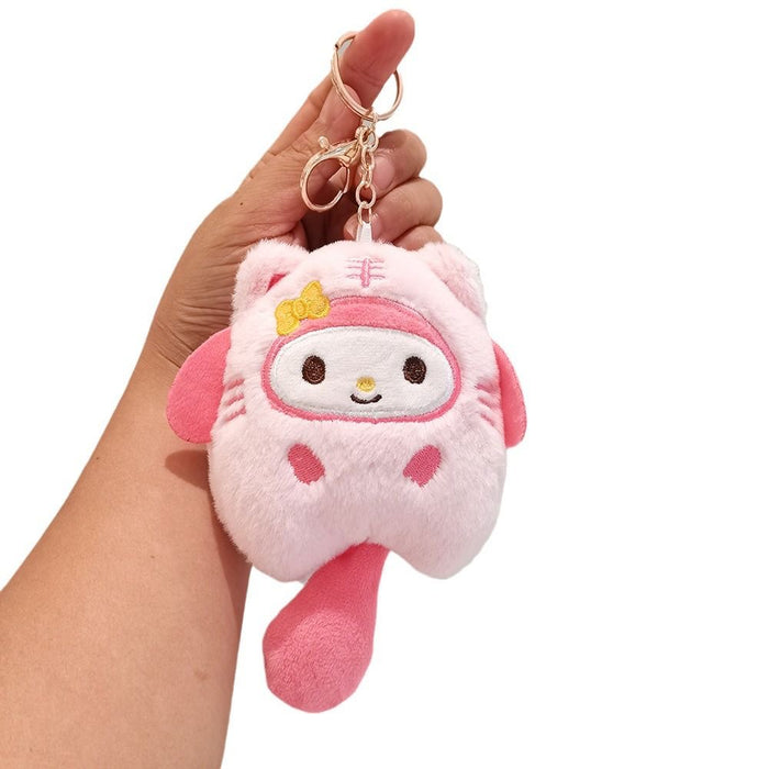 Wholesale Plush Dol Pendant Cartoon Cat Doll Grabber Doll Toy Keychain