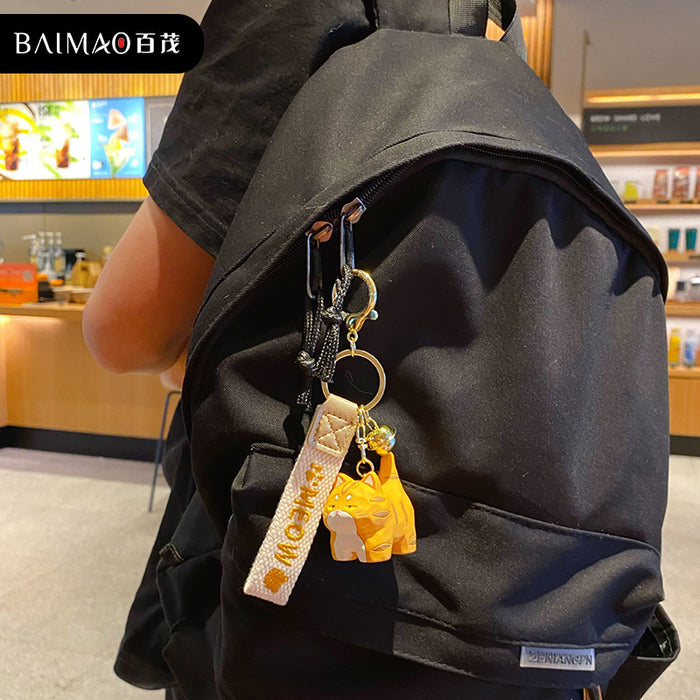 Wholesale Resin standing posture keychain, cute and creative, exquisite keychain bag decoration