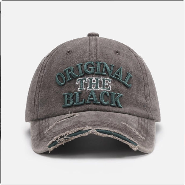 Wholesale letters washed baseball hat