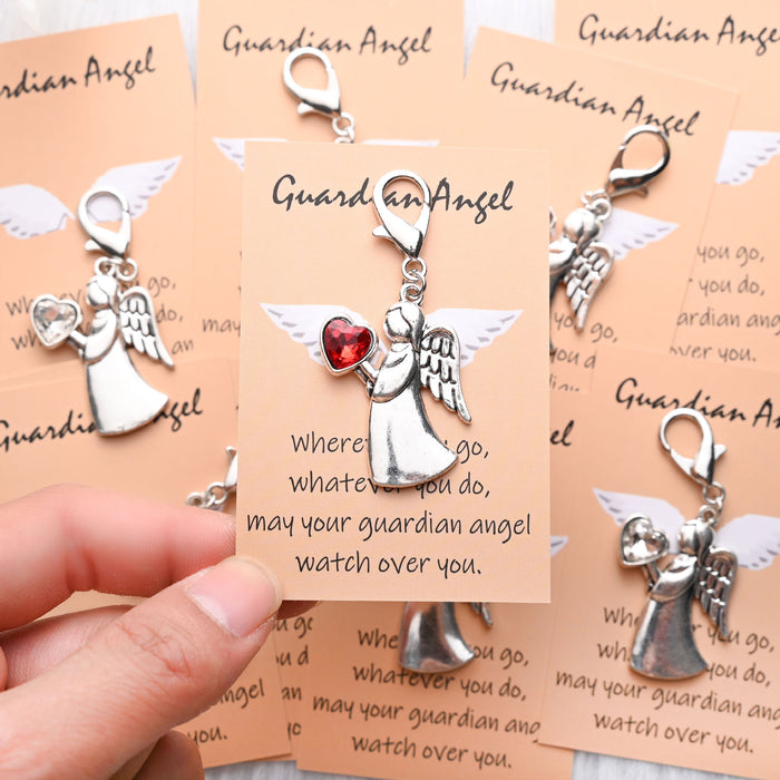 Wholesale Cute Diamond Angel Girl Keychain
